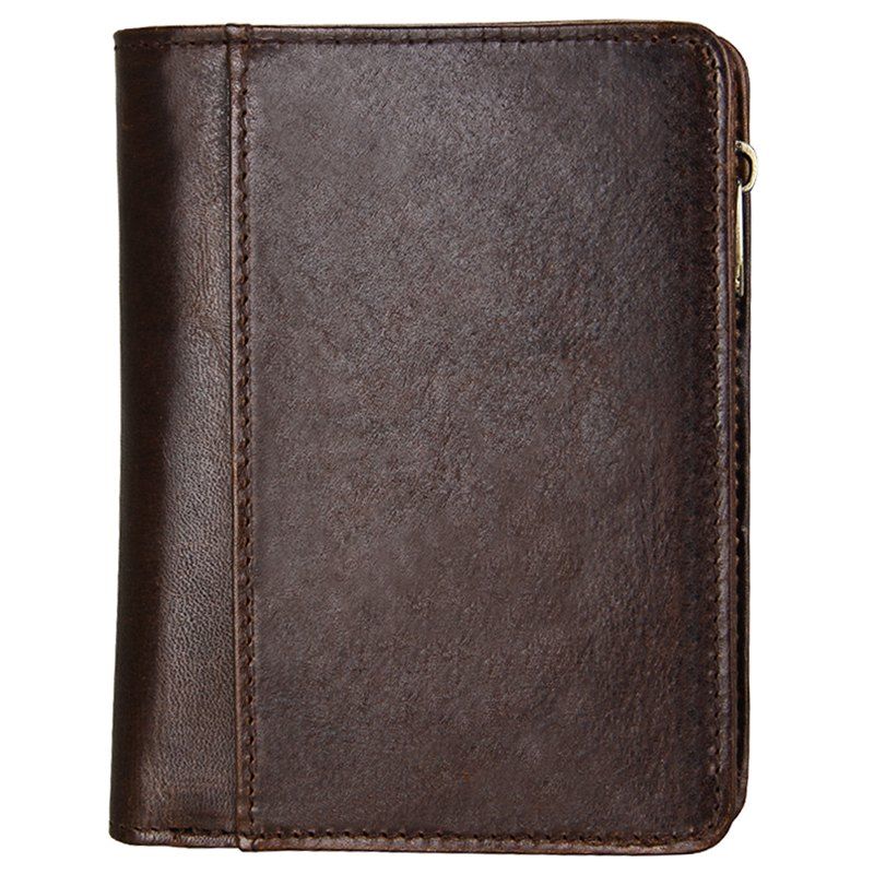 

Anti-theft Leather Casual Men's Wallet, Tan