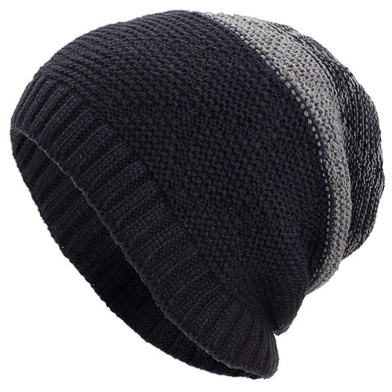 

Practical Man Warm-keeping Knitted Hat, Cadetblue