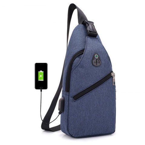  HUWAIJIANFENG 0112 USB Port Design Chest Bag 