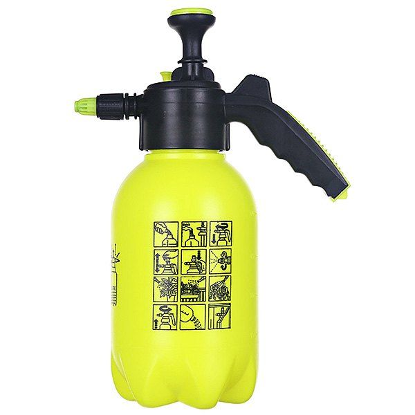 

2L Pressure Gardening Sprayer Bottle Adjustable Spraying Water Can, Tea green