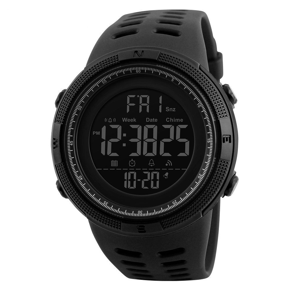 

Stylish Sports Chronograph Digital Watch, Black