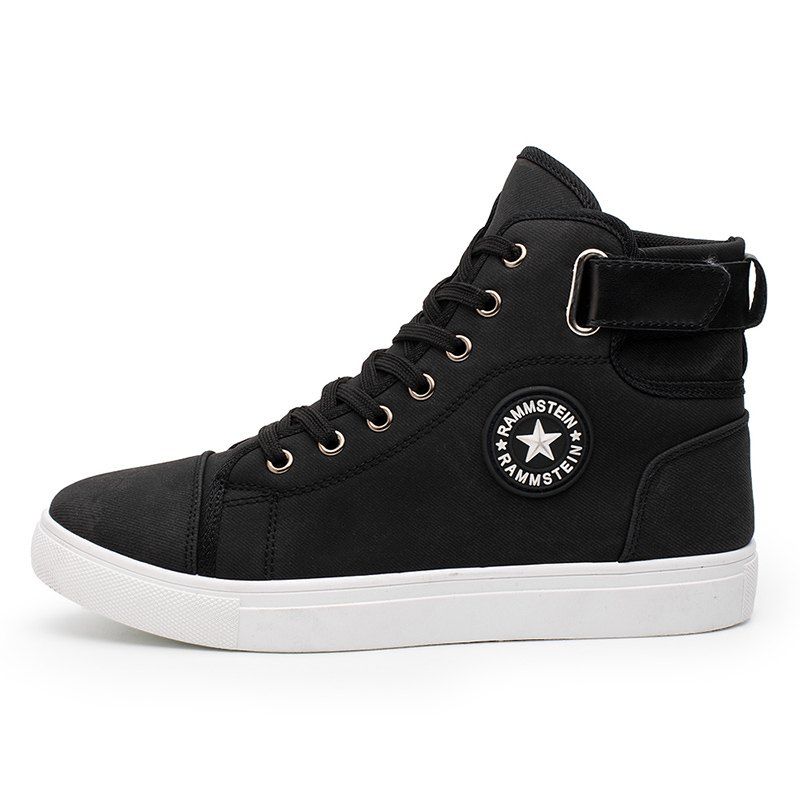 

Male Fashion Sports Shoes Lightweight High Sneakers, Black