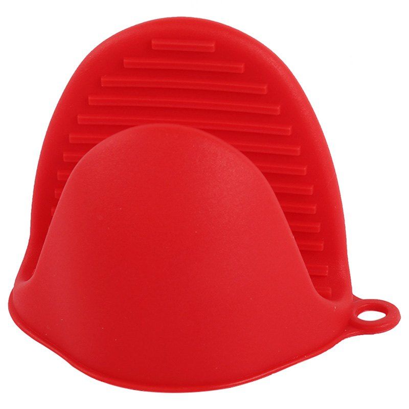 

B - 59 Thickening Food Grade Silicone Ironing Gloves, Red
