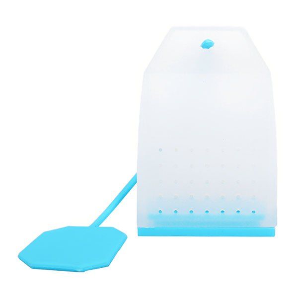 

Creative Silicone Tea Leaf Infuser Strainer, Tron blue