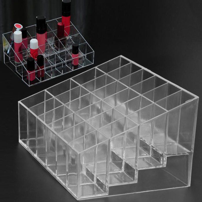 

Multifunction Transparent Cosmetic Lipstick Storage Box