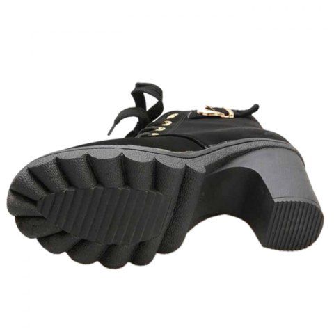 

Casual Chunky Heel Ankle Boots for Women, Black