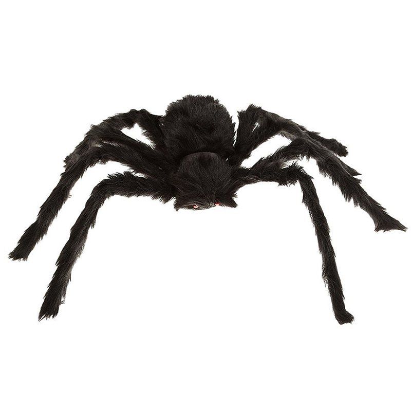 

Creative Halloween Prop Haunted House Decoration Plush Spider, Black