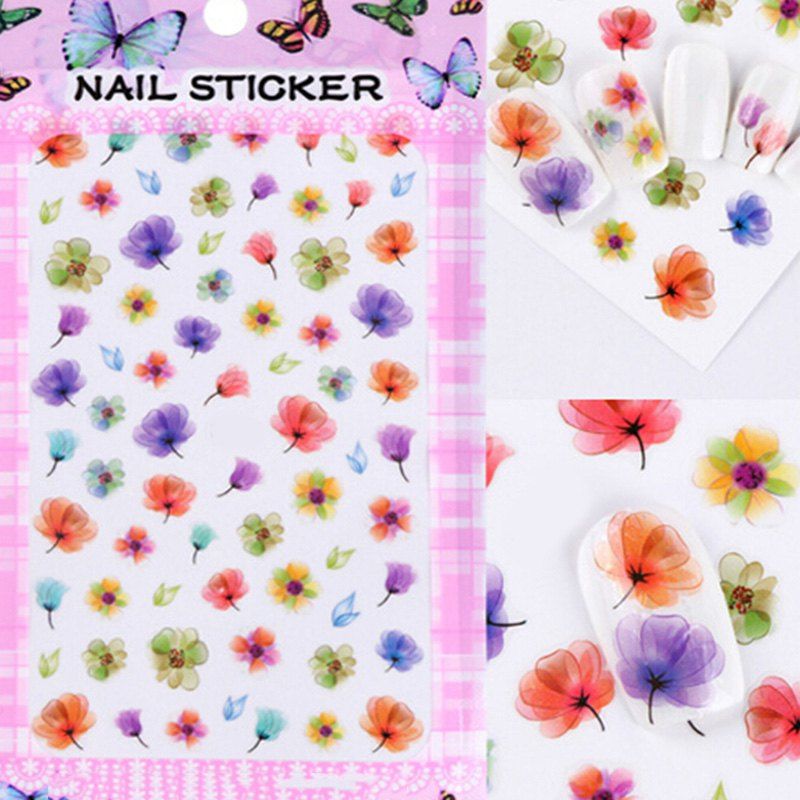 

Fashionable Creative 3D Nail Art Sticker, Multi-a