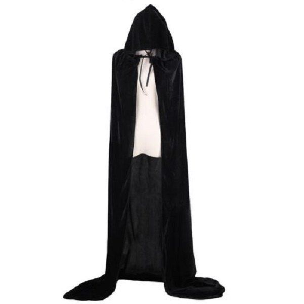 

Halloween Dress Up Cloak Witch Black Cape