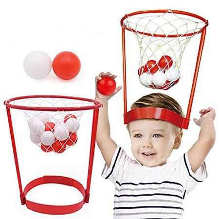 

Kid Head Basketball Game Educational Toy Interaction Shot Basket, Ruby red