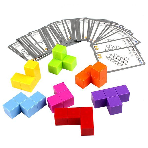 

3D Educational Assembling Magic Magnetic Cube Toys Set, Multi