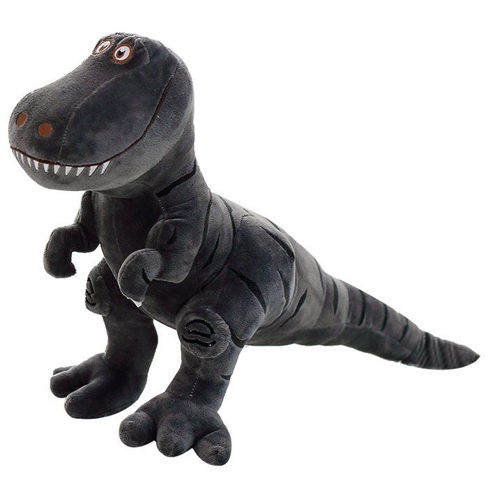 

Cute Dinosaur Plush Toy Tyrannosaurus Dolls for Kids Birthday Gift 1pc, Carbon gray