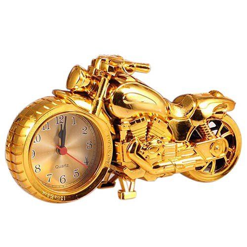 

Creative Retro Motorcycle Alarm Clock Gift Desk Ornament, Multi-c