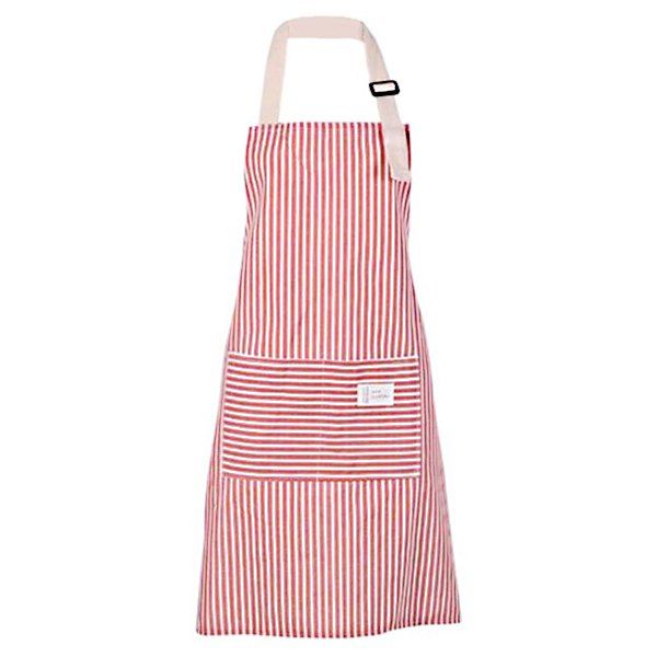 

Cotton-linen Sleeveless Apron Anti-oil Antifouling Uniform for Kitchen, Red