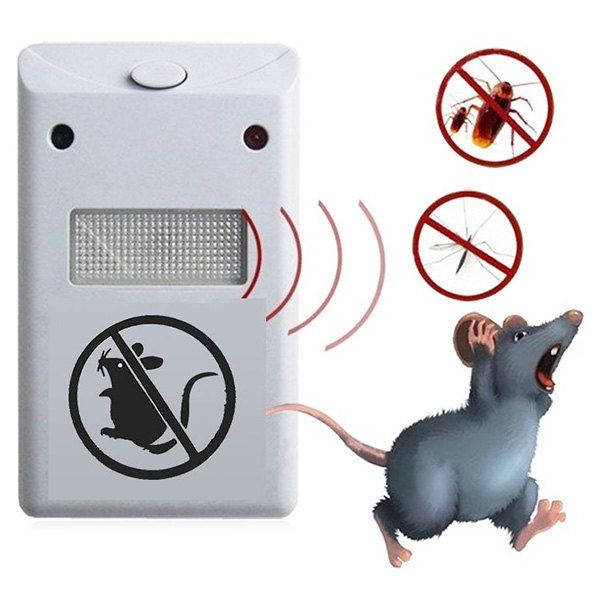 Household Electronic Ultrasonic Mouse Repeller Rat Trap [40 OFF] Rosegal