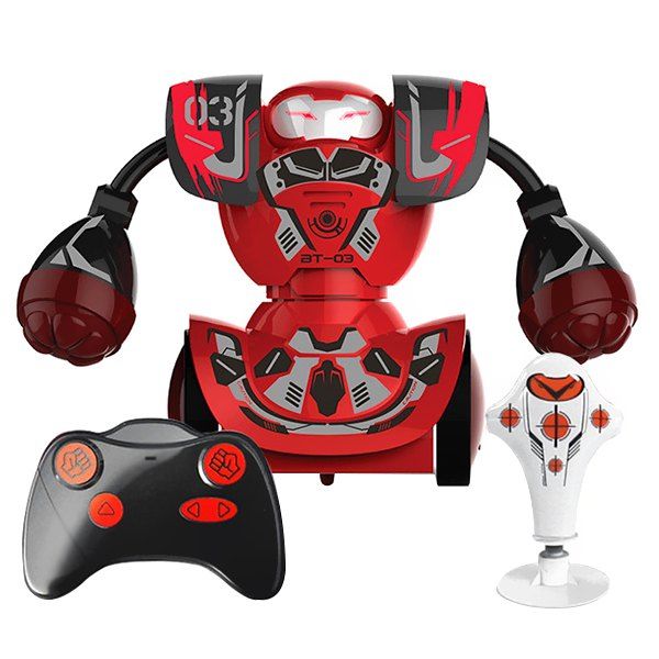 [29 OFF] Boxing Fight Double Play Robot Children Intelligent Remote Control Toy Rosegal