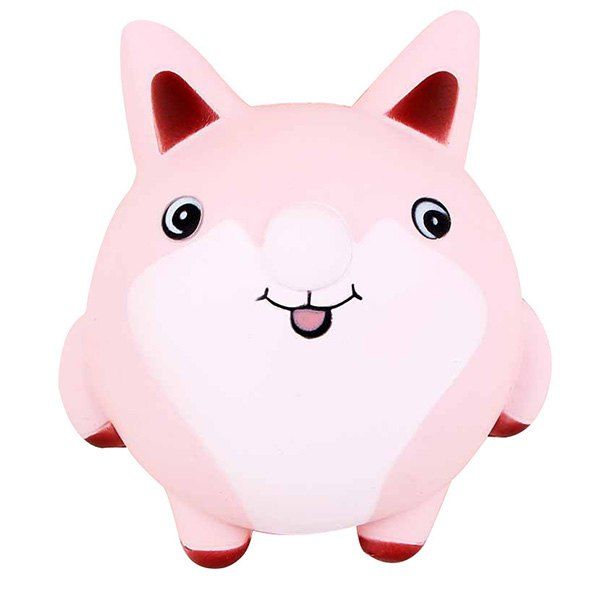 

SANQIELAN Slow Rebound Cartoon Fox Squishy Toys 1pc, Light pink