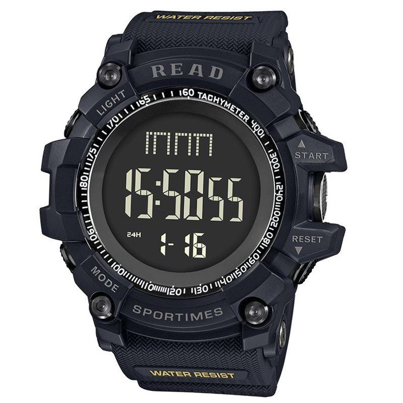 

READ R90002 Stylish Waterproof Sports Digital Watch, Dark slate grey