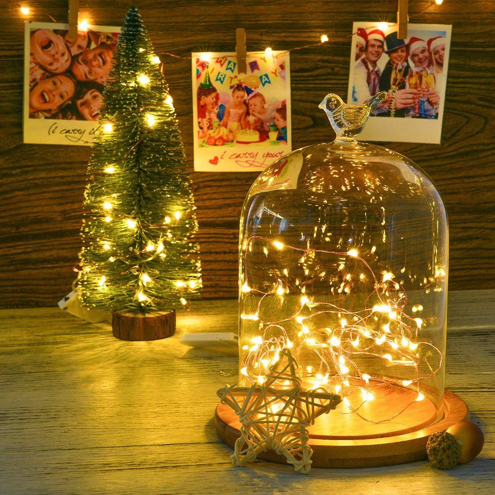 

Utorch 5m 50-LED Decoration Infinity Color String Light with Battery Box for Festival, Multi