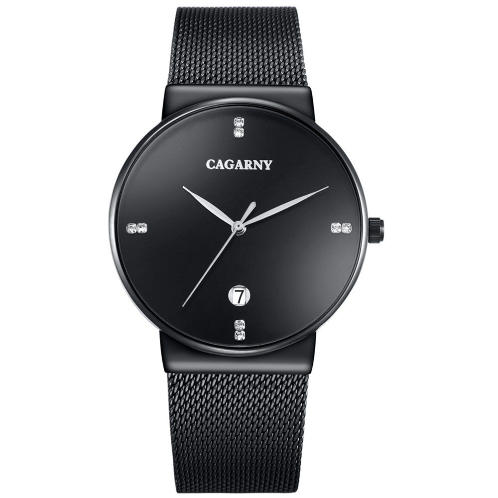 

CAGARNY 6817 Fashion Business Men Quartz Watch, Black