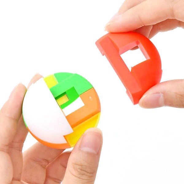 

Creative Intelligent Puzzle Assembly Ball Kids Game Funny Toy, Multi