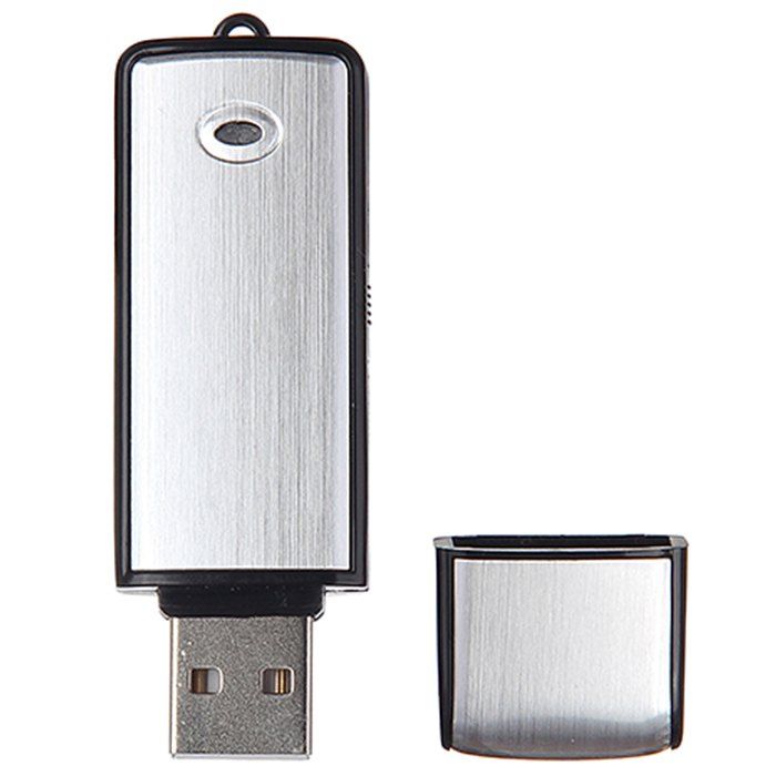 

SK - 858 Professional Mini Digital Voice Recorder 8GB / 4GB U Disk, Black