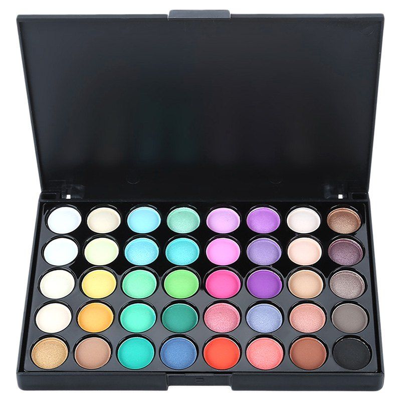 

popfeel 40-color Easy Matching Long-lasting Earth Tone Gentle Ingredients Eye Shadow, Multi-a