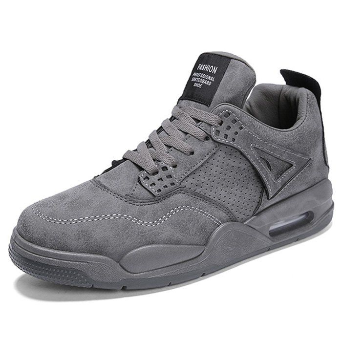 

Fashion Anti-slip PU Sneakers for Men, Battleship gray