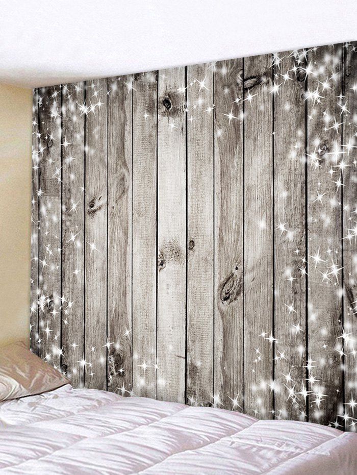 

Star Wooden Print Tapestry Art Decoration, Multi
