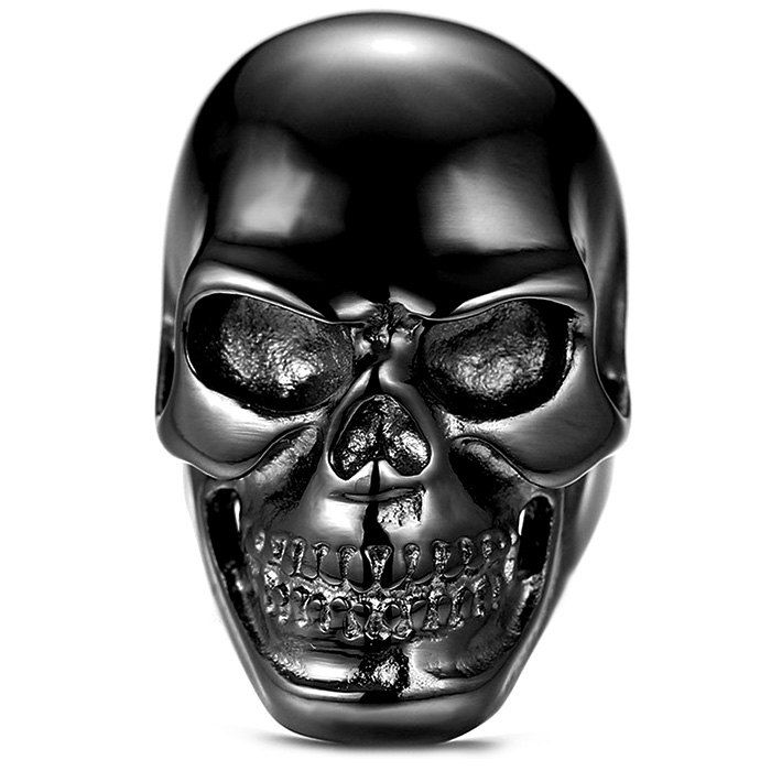 

Zinc Alloy Black Big Skull Ring