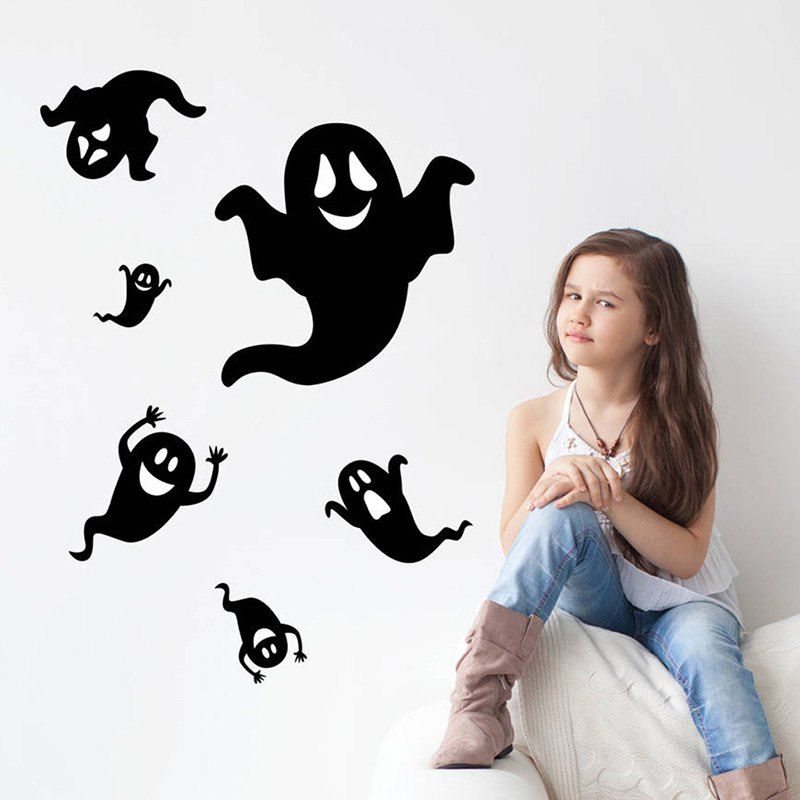 

PVC Halloween Wall Sticker for Decoration, Black