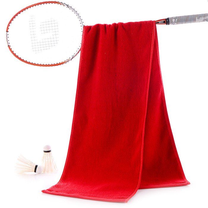 

Cotton Professional Sports Solid Color Towel, Red