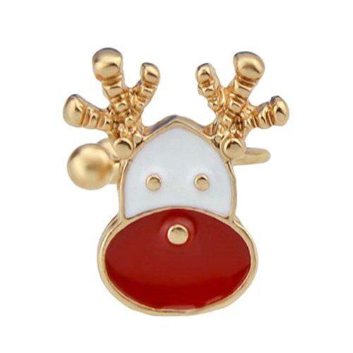 

ER - 7970 Christmas Elements Simple Ear Clip for Girl Women, Multi-d