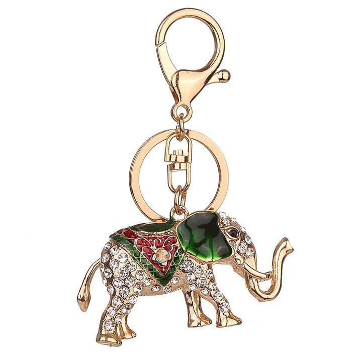 

Creative Elephant Style Keyring, Medium sea green