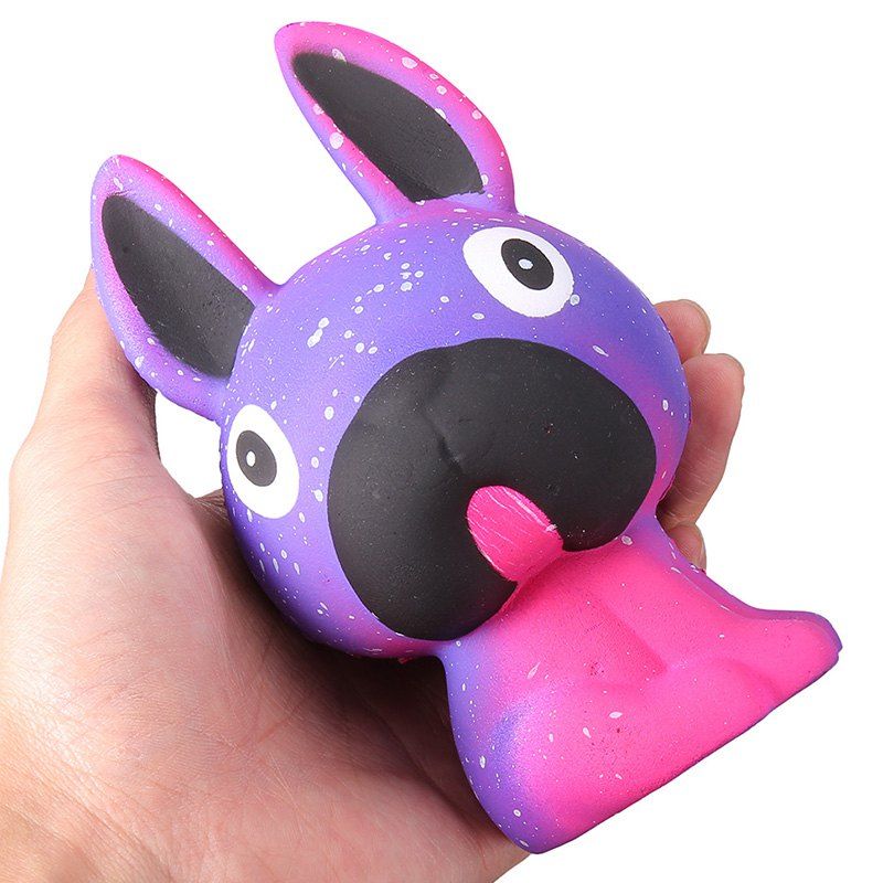 squishy dog plush