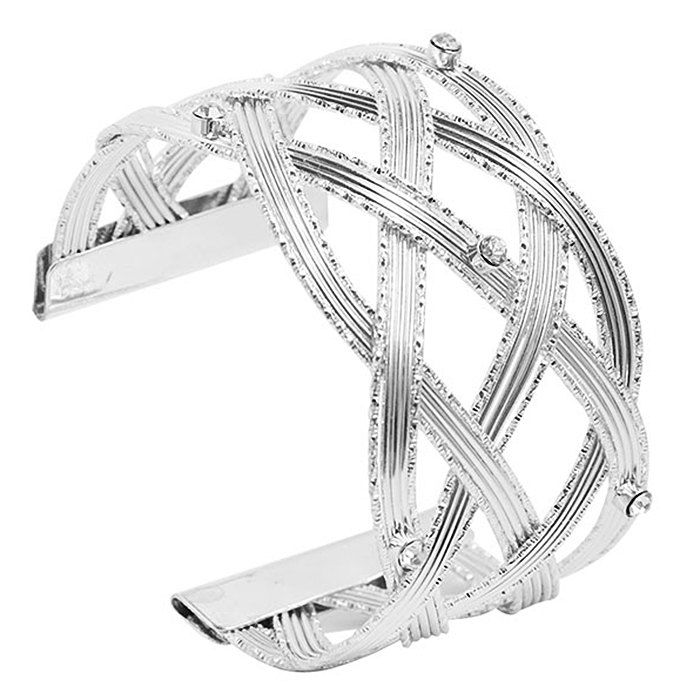 

B150 Unisex Bracelet Hollow-out Fashion, Silver