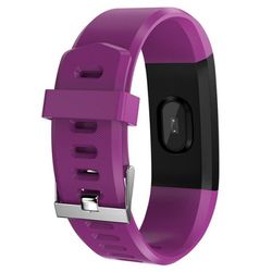 ID115 Plus Smart Bracelet 0.96 inch Screen Bluetooth 4.0 Call / Message Reminder Heart Rate Monitor Functions - VIOLA PURPLE