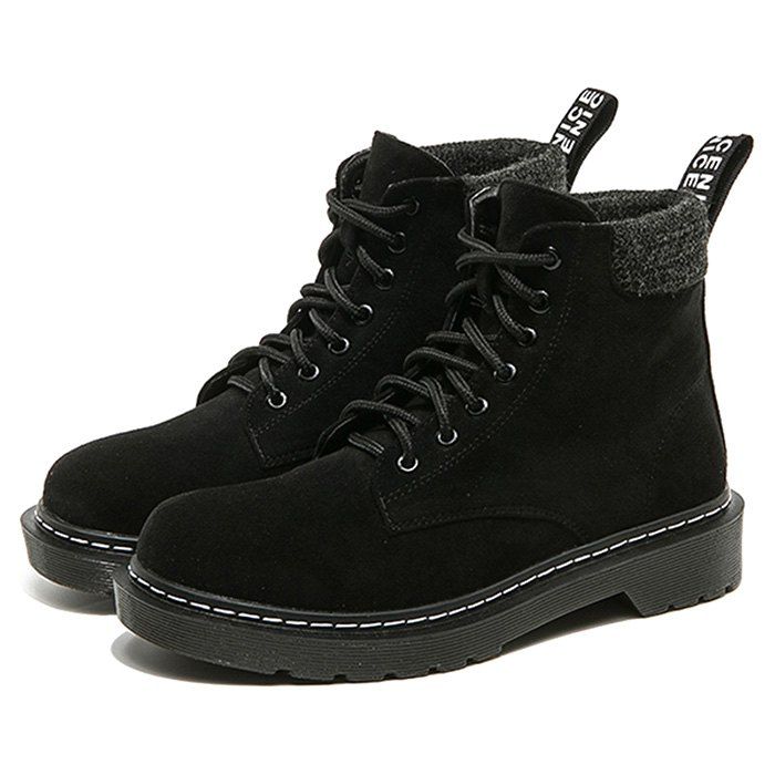 

Women Boots Short Lace-up Fashion, Black