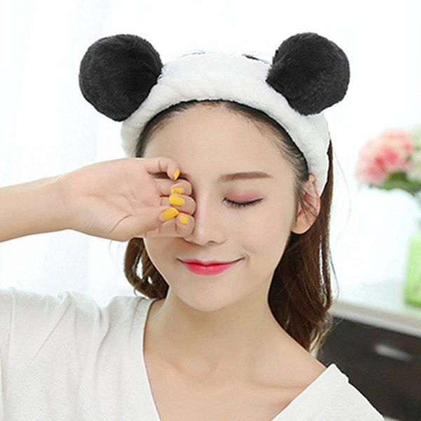 

Velvet Headband Makeup Cosmetic Facial Cleansing Head Band for Girls / Women, Black