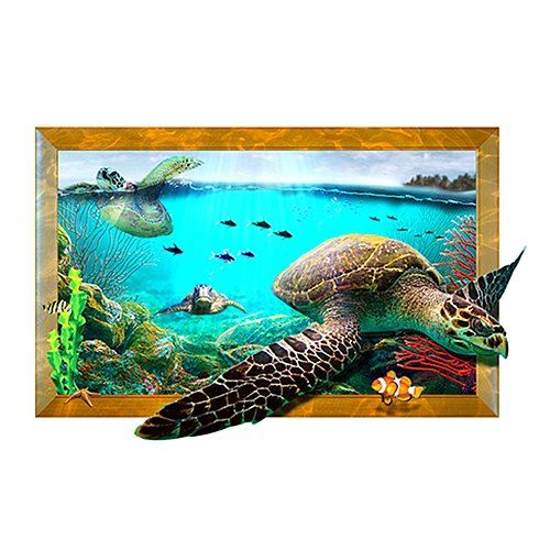 

XH9265 Three-dimensional Form Ocean Pattern Wallpaper for Decoration, Multi-a