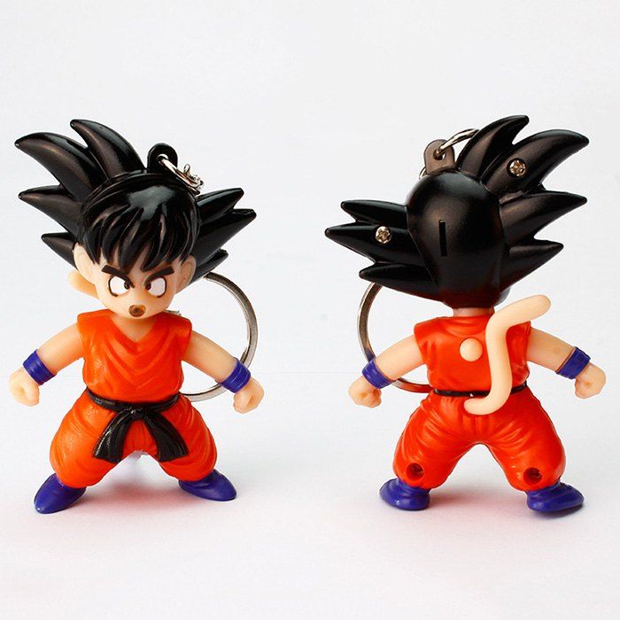 

Cartoon Character Key Chain with LED Light / Sound Gift 1pc, Lava red