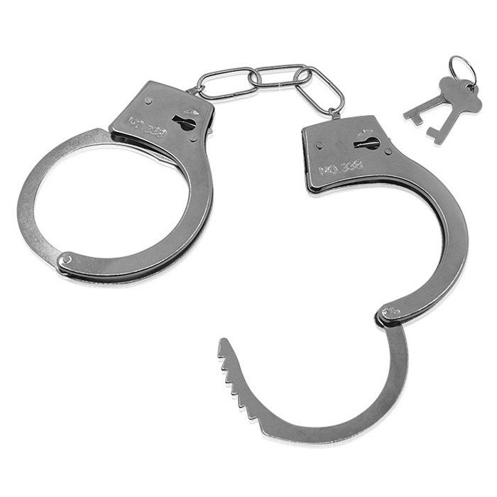 [48 OFF] Halloween Handcuffs Toy Prop With Keys Rosegal