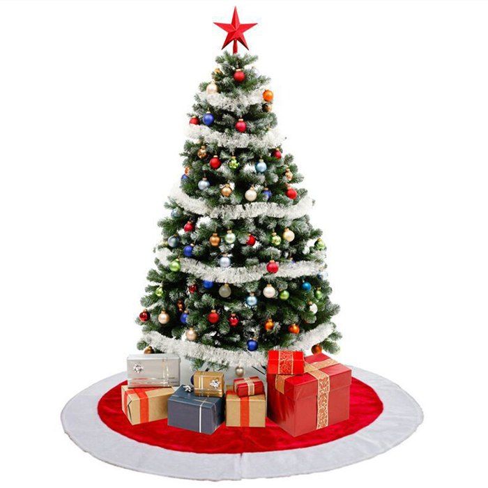 

Christmas Tree Apron Decoration, Red