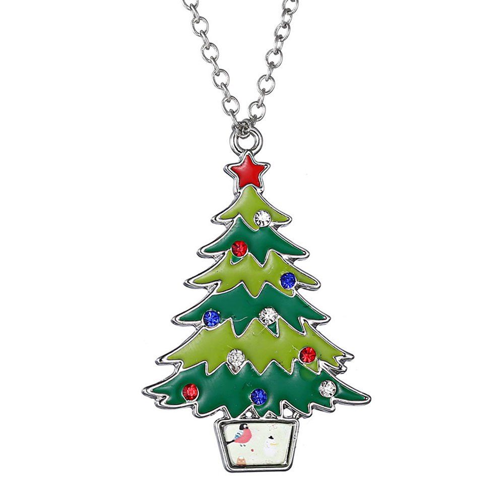 

Creative Christmas Bell Design Fashion Necklace, #002