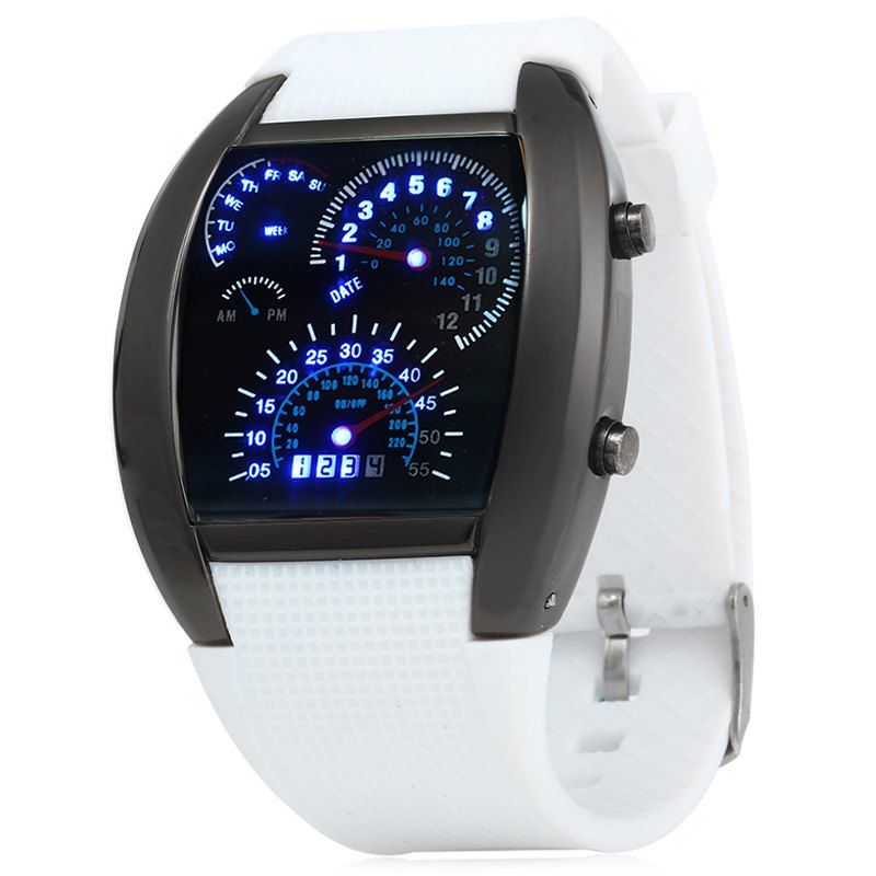 

Fashion Highlight LED Display for Racing Watch, White