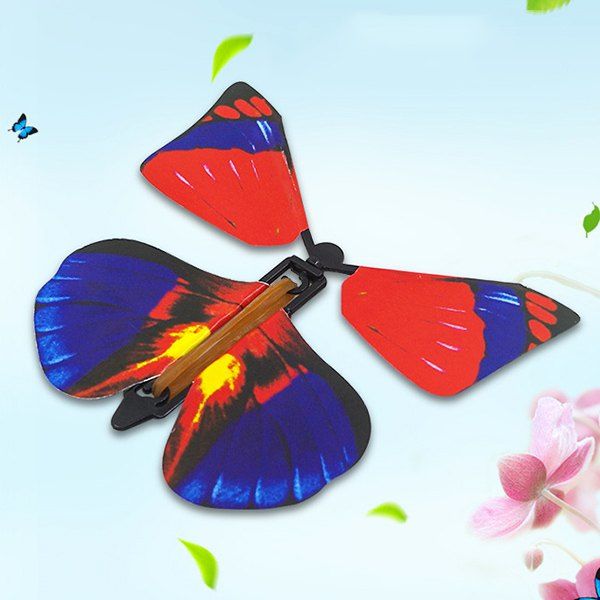 [32 OFF] Flying Butterfly Magic Prop Toy Rosegal
