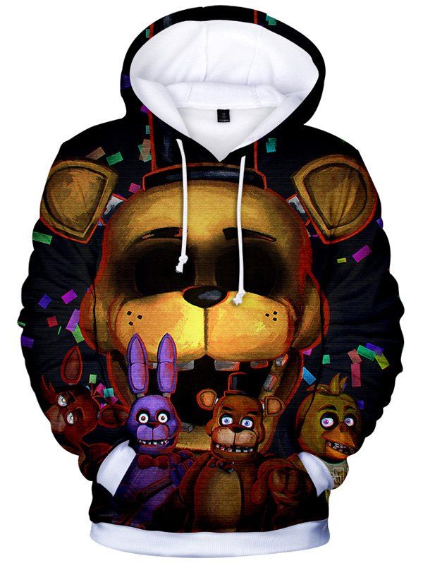 

Men's Hoodies 3D Printing Fashion Animated, Multi-b