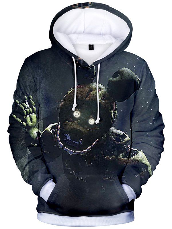 

Men's Hoodies 3D Printing Fashion Animated, Multi-c