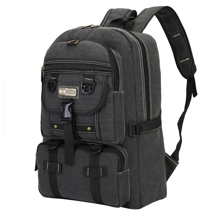 Fashionable Canvas Travelling Backpack Laptop Bag