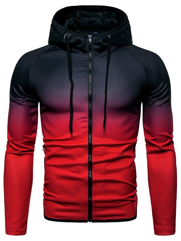 

Men's Hoodie Concise Stylish Designed, Red